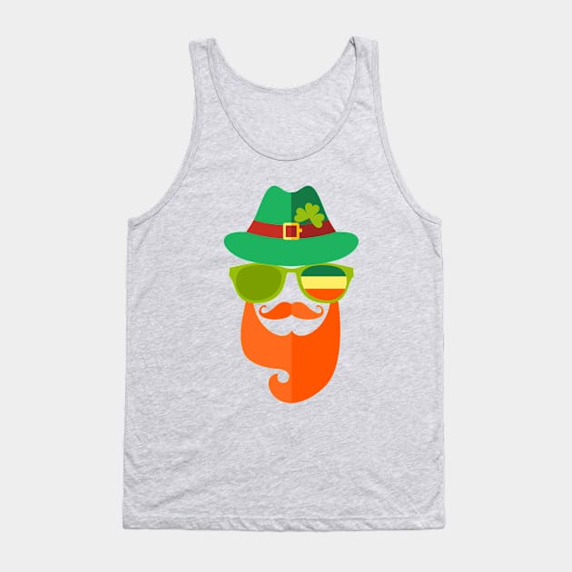 Irish Guy Character Saint Patricks Day Humor Tank Top by creative